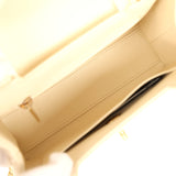 Chanel Small Kelly Shopper Light Beige Shiny Aged Calfskin Brushed Gold Hardware - Thumbnail View 8