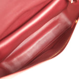 Chanel Maxi "Souplissimo" Small Flap Bag Burgundy Grained Calfskin Gold Hardware - Thumbnail View 8