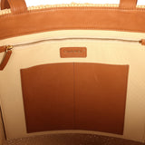 Chanel Coco Beach Maxi Shopping Tote Light Beige Raffia and Calfskin Gold Hardware - Thumbnail View 8