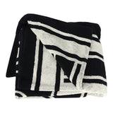 Chanel Coco Beach CC Striped Beach Tote Bag & Towel Set Navy Blue and White Terry Silver Hardware - Thumbnail View 9