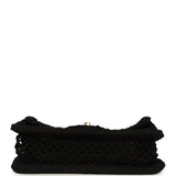 Chanel Small Coco Beach Macrame Flap Bag Black Mesh Gold Hardware - Thumbnail View 6