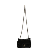 Chanel Small Coco Beach Macrame Flap Bag Black Mesh Gold Hardware - Thumbnail View 7