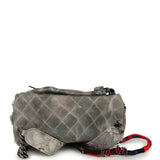 Chanel Graffiti Backpack Grey and Beige Multicolored Canvas Mixed Metal Hardware - Thumbnail View 7