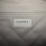 Chanel Graffiti Backpack Grey and Beige Multicolored Canvas Mixed Metal Hardware - Thumbnail View 11