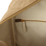Chanel Maxi "Perfect Bowling" Bag Dark Beige Suede Gold Hardware - Thumbnail View 10