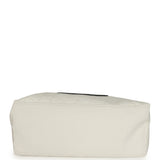 Chanel Maxi Coco Beach Cambon Hobo Bag White Denim and Black Calfskin Brushed Gold Hardware - Thumbnail View 6
