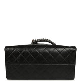 Chanel Medium 25 Hobo Bag Black Shiny Crumpled Calfskin Mixed Silver Hardware - Thumbnail View 6