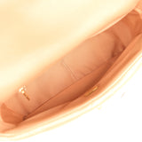 Chanel Medium 19 Flap Bag Pearly Beige Shiny Lambskin Mixed Metal Hardware - Thumbnail View 8