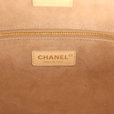 Chanel Small Cerf Shopping Bag Beige Calfskin Gold Hardware - Thumbnail View 8