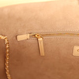 Chanel Small Cerf Shopping Bag Beige Calfskin Gold Hardware - Thumbnail View 9