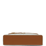 Chanel Coco Beach Top Handle Long Vanity Case with Chain Light Blue Denim and Brown Calfskin Gold Hardware - Thumbnail View 6