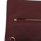Chanel Maxi "Souplissimo" Large Flap Bag Dark Burgundy Caviar Silver Hardware - Thumbnail View 7