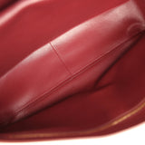 Chanel Maxi "Souplissimo" Large Flap Bag Dark Burgundy Caviar Silver Hardware - Thumbnail View 8