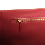 Chanel Maxi "Souplissimo" Large Flap Bag Dark Burgundy Caviar Silver Hardware - Thumbnail View 9