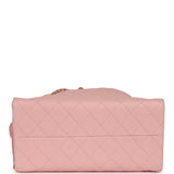 Chanel Medium 25 Hobo Bag Light Pink Caviar Antique Gold Hardware - Thumbnail View 6