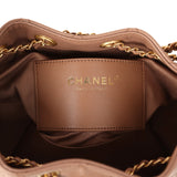 Chanel Mini 25 Hobo Bag Brown Caviar Antique Gold Hardware - Thumbnail View 9
