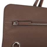 Chanel Maxi "Souplissimo" Small Flap Bag Light Brown Caviar Silver Hardware - Thumbnail View 7