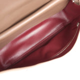 Chanel Maxi "Souplissimo" Small Flap Bag Light Brown Caviar Silver Hardware - Thumbnail View 8