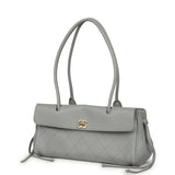 Chanel Small "Urban Essential" East West Shopping Tote Light Grey Caviar Gold Hardware - Thumbnail View 5