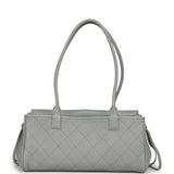 Chanel Small "Urban Essential" East West Shopping Tote Light Grey Caviar Gold Hardware - Thumbnail View 4