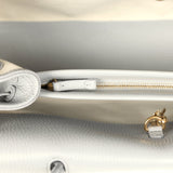 Chanel Small "Urban Essential" East West Shopping Tote Light Grey Caviar Gold Hardware - Thumbnail View 8