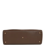 Chanel Large Cerf Shopping Bag Brown Calfskin Gold Hardware - Thumbnail View 6