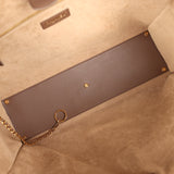 Chanel Large Cerf Shopping Bag Brown Calfskin Gold Hardware - Thumbnail View 7