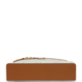 Chanel Coco Beach Top Handle Long Vanity Case with Chain Light Blue Denim and Brown Calfskin Gold Hardware - Thumbnail View 6