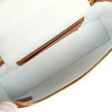 Chanel Coco Beach Top Handle Long Vanity Case with Chain Light Blue Denim and Brown Calfskin Gold Hardware - Thumbnail View 8