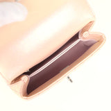 Chanel Micro Coco Top Handle Flap Iridescent Pink Shiny Caviar Mixed Metal Hardware - Thumbnail View 8
