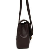 Chanel Mini Preppy Coco Clutch with Straps Dark Brown Shiny Caviar Brushed Gold Hardware - Thumbnail View 3