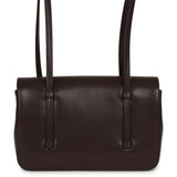 Chanel Mini Preppy Coco Clutch with Straps Dark Brown Shiny Caviar Brushed Gold Hardware - Thumbnail View 4
