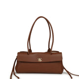 Chanel Small "Urban Essential" East West Shopping Tote Brown Caviar Gold Hardware - Thumbnail View 1