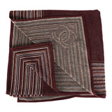 Chanel Coco Beach CC Beach Tote Bag & Towel Set Burgundy Terry Silver Hardware - Thumbnail View 9