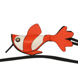 Chanel Coco Beach Mini Clownfish Bag Charm Orange, White, Black Lambskin Gold Hardware - Thumbnail View 1