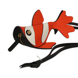 Chanel Coco Beach Mini Clownfish Bag Charm Orange, White, Black Lambskin Gold Hardware - Thumbnail View 3