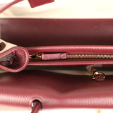 Chanel Small "Urban Essential" East West Shopping Tote Dark Burgundy Caviar Gold Hardware - Thumbnail View 10