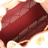 Chanel Mini 25 Hobo Bag Light Pink Perforated Calfskin Antique Gold Hardware - Thumbnail View 8