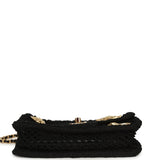 Chanel Small Coco Beach Macrame Charms Flap Bag Black Mesh Gold Hardware - Thumbnail View 9