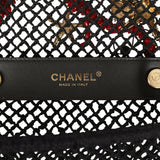 Chanel Small Coco Beach Macrame Charms Flap Bag Black Mesh Gold Hardware - Thumbnail View 11