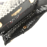 Chanel Small Coco Beach Macrame Charms Flap Bag Black Mesh Gold Hardware - Thumbnail View 12