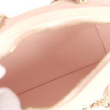 Chanel Mini Timeless Classic Barrel Bag with Chain Light Pink Shiny Caviar Light Gold Hardware - Thumbnail View 8