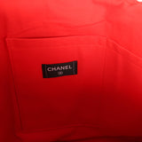 Chanel Coco Beach CC Striped Beach Tote Bag & Towel Set Red and Turquoise Terry Silver Hardware - Thumbnail View 11
