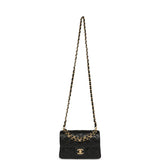 Chanel Mini "CC Vibe" Flap Bag Black Shiny Caviar Brushed Gold Hardware - Thumbnail View 7
