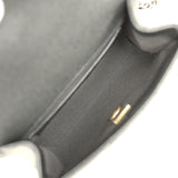 Chanel Mini "CC Vibe" Flap Bag Black Shiny Caviar Brushed Gold Hardware - Thumbnail View 8