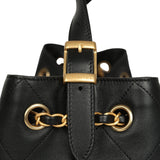 Chanel Small Coco Hobo Bag Black Calfskin Antique Gold Hardware - Thumbnail View 8