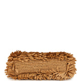Chanel Small Fringe Kelly Dark Beige Raffia Wood and Light Gold Hardware - Thumbnail View 6
