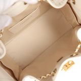 Chanel Small 25 Hobo Bag White Caviar Antique Gold Hardware - Thumbnail View 8