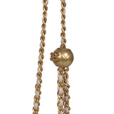 Chanel Mini Pearl Crush Vanity Case Light Grey Lambskin Brushed Gold Hardware - Thumbnail View 8
