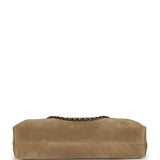 Chanel Large "Eyes on You" CC Shopping Bag Dark Beige Suede Gold Hardware - Thumbnail View 6